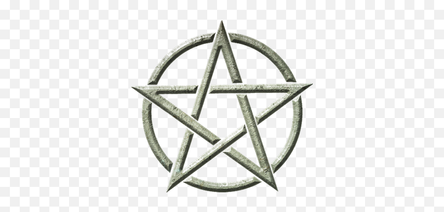 Star Estrela Pentagram Sticker - Pentagram Stencil Emoji,Emoji Pentagrama