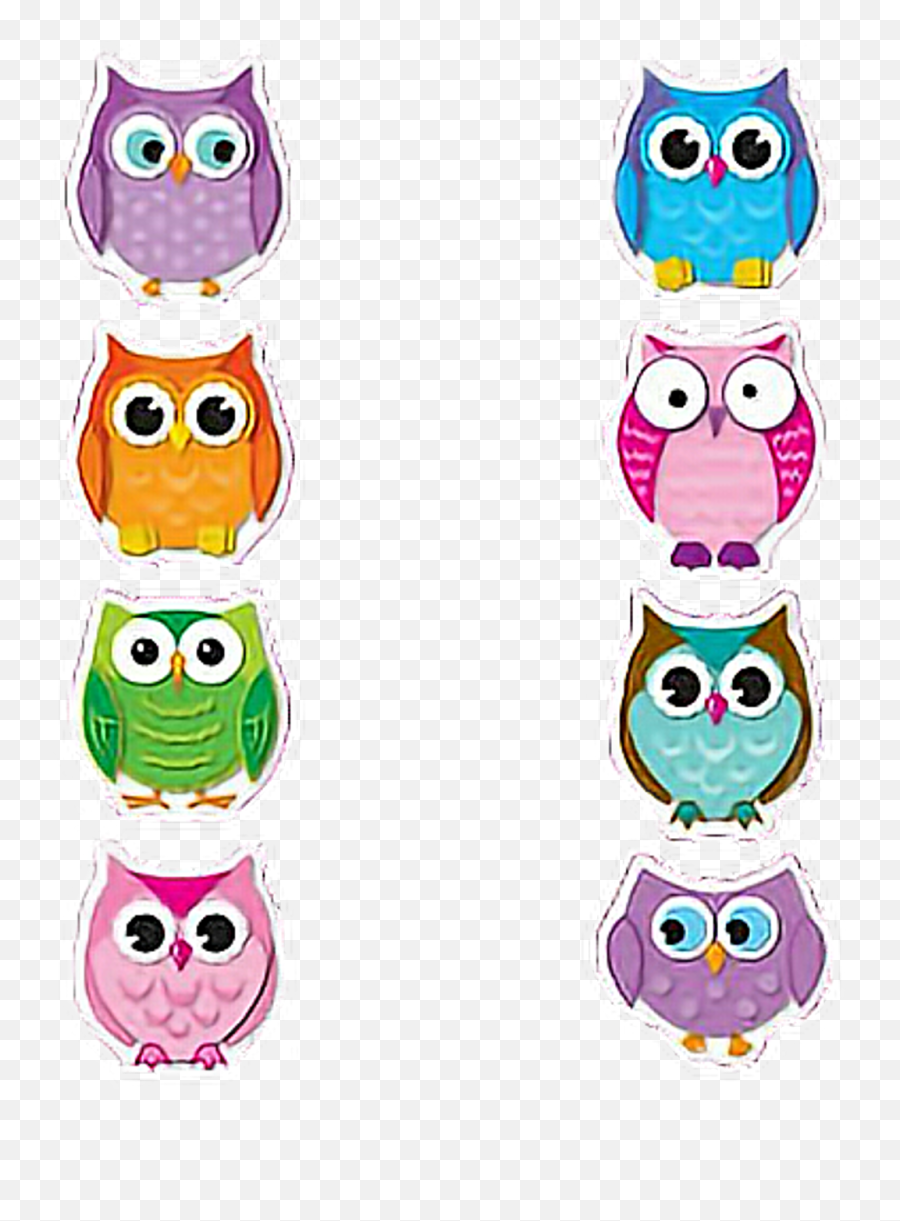 Kawaii - Printable Colorful Owls Emoji,Emoji Classroom
