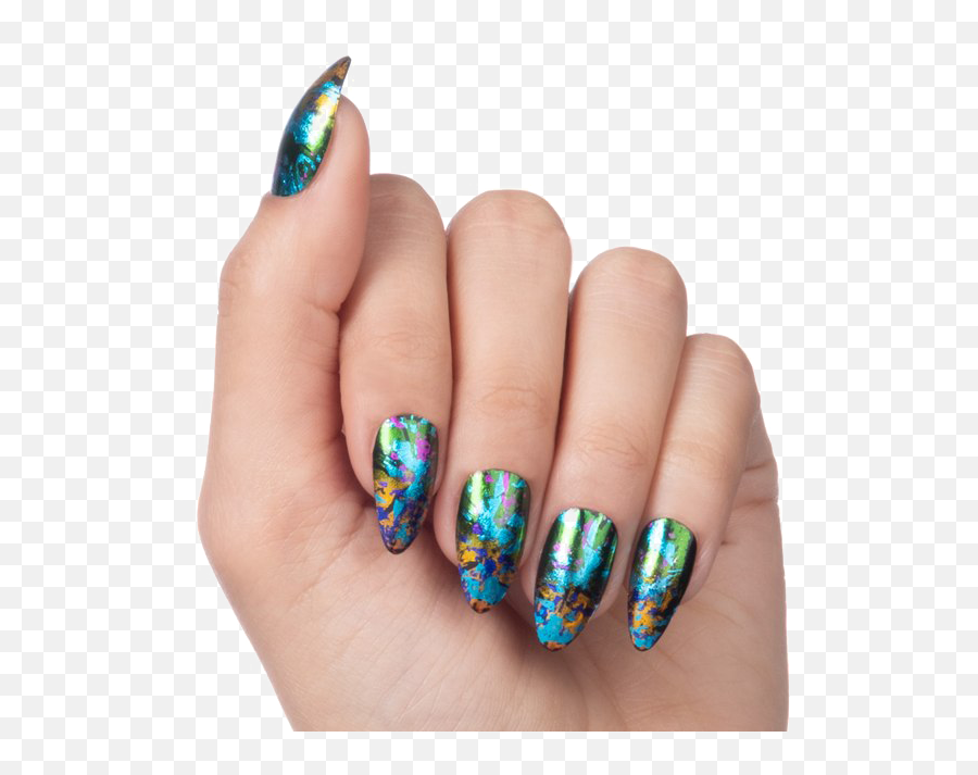 Nails Emoji - Acrylic Nails Transparent Background,Nail Emoji