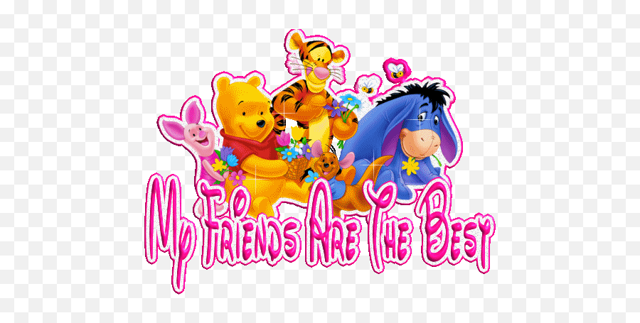 Best Friends Forever Quotes - Cute Best Friends Winnie The Pooh Emoji,Bestie Love Emotion Album Cover