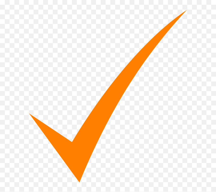 Check Mark Logos - Transparent Orange Check Mark Emoji,Green Check Mark Emoji