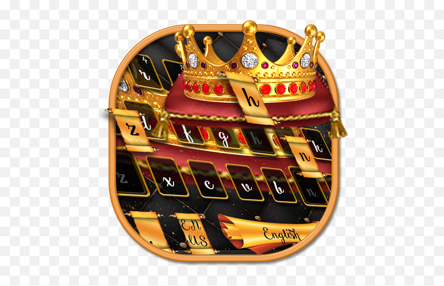 Luxury Royal Crown Keyboard Theme - Solid Emoji,Single Emojis Crown
