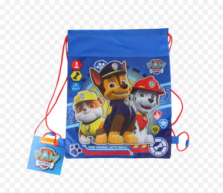 Paw Patrol Drawstring Bag Papfatb03 - World Art Supplies Emoji,Emoji Drawstring Bag