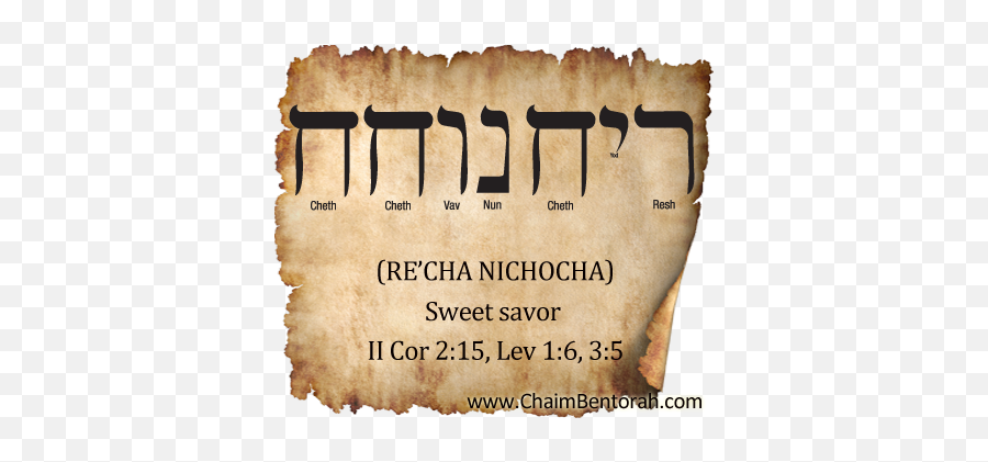 Hebrew Word Study U2013 Sweet Savor Chaim Bentorah - Hebrew Word For Holy Emoji,Christ Redeeming Our Emotions