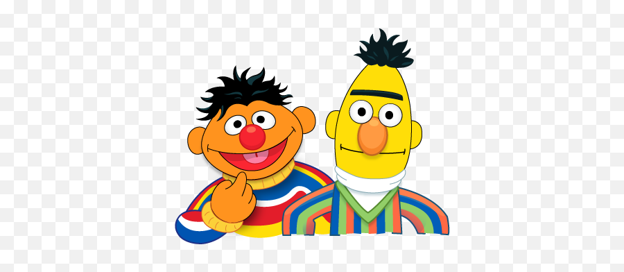 Sesame Street Birthday - Cartoon Sesame Street Ernie Emoji,Sesame Street Emotions Faces
