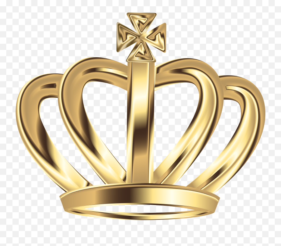 Queen Clipart Crown Gold Queen Crown Gold Transparent Free - King Transparent Background Gold Crown Emoji,Crown Emoji Girl