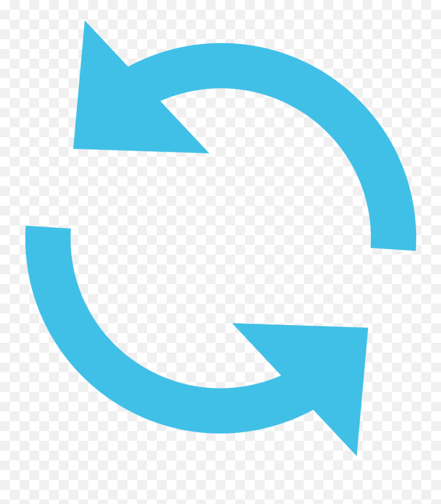 Two Circle Arrows Android Market Emoji,Modesty Emoji