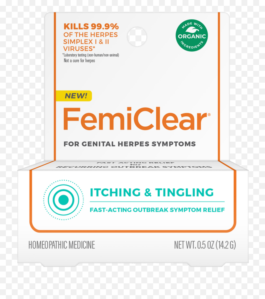 Femiclear For Genital Herpes Symptoms - Itching U0026 Tingling Symptom Relief 05oz Ointment Emoji,Stuffed Emojis Walmart