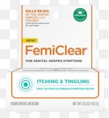 Femiclear For Genital Herpes Symptoms - Itching U0026 Tingling Symptom Relief 05oz Ointment Emoji,Stuffed Emojis Walmart