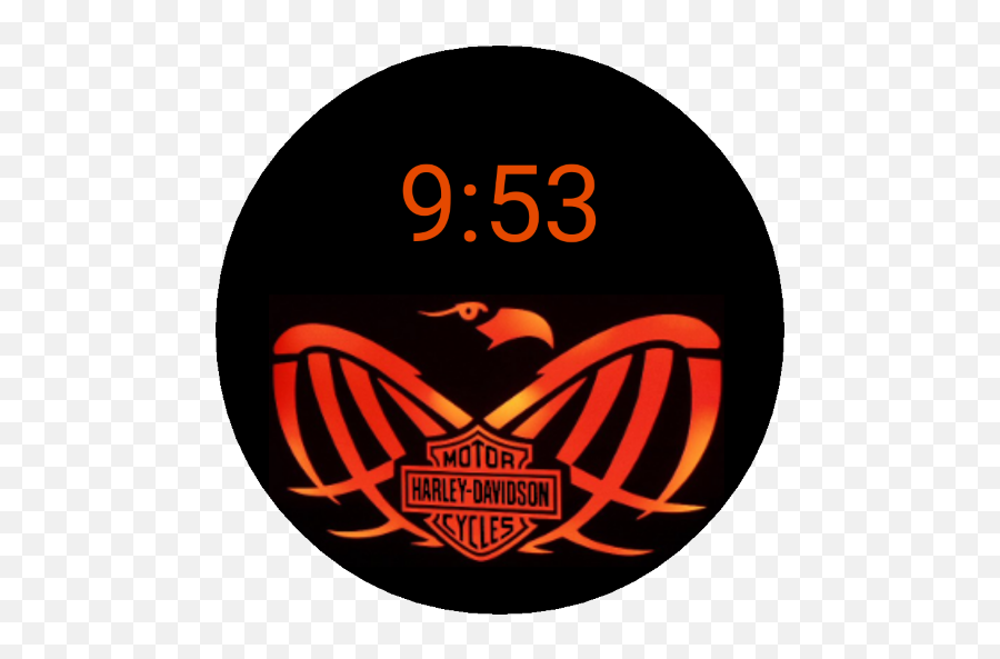 Harley Davidson U2013 Watchfaces For Smart Watches - Tampa Harley Davidson Logo Emoji,Tskull Emoticon