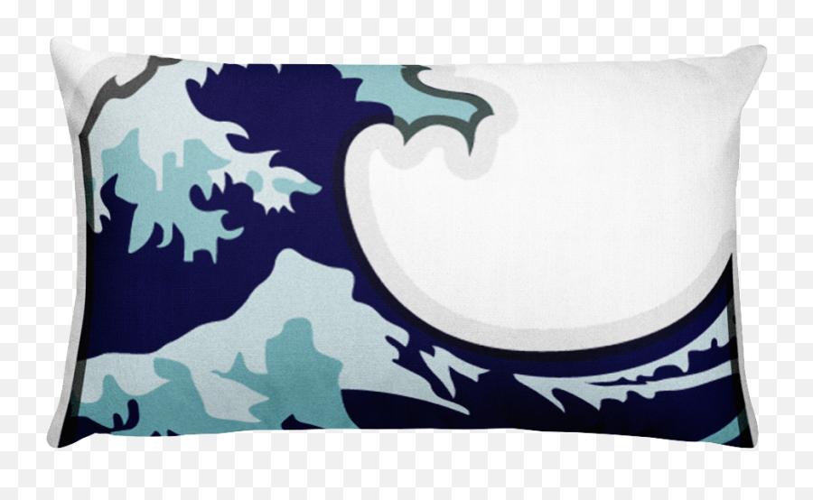 Emoji Bed Pillow - Wave Water Emoji,Bed Emoji