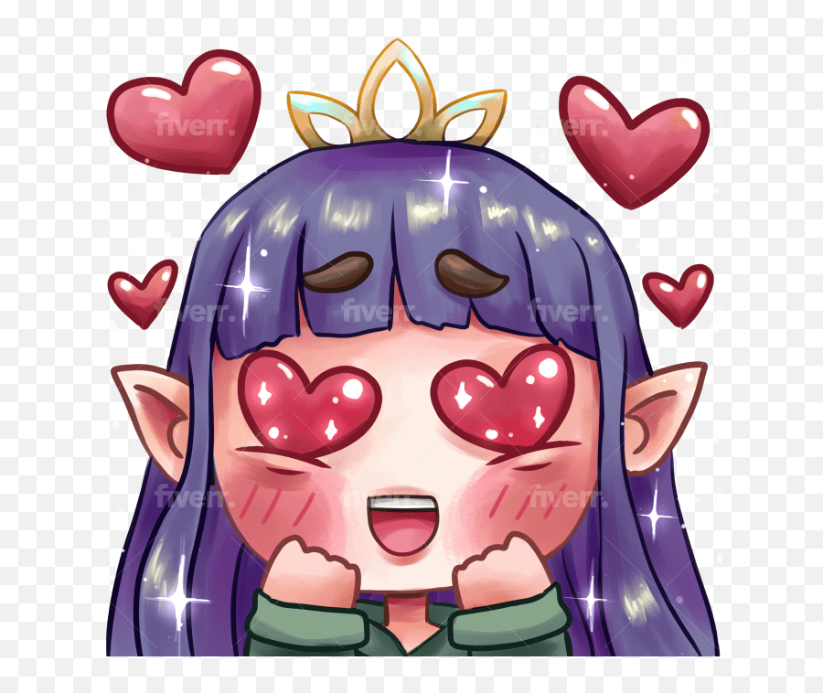 Draw Cute Custom Emotes And Icons For Twitch Or Discord By - Discord Emotes Transparent Heart Emoji,Characters Workers 7 Discord Emoticon