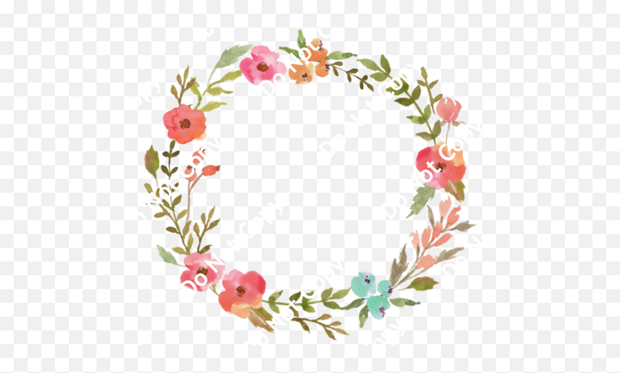 Print N Cut Ready To Apply Vinyl Transfers Boho Wreaths - Frame Flower Ring Png Emoji,Abelia Sweet Emotion Eden