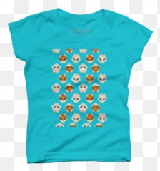New 3xl Blue Cat Girls T Emoji,Anime Cat Emoticon