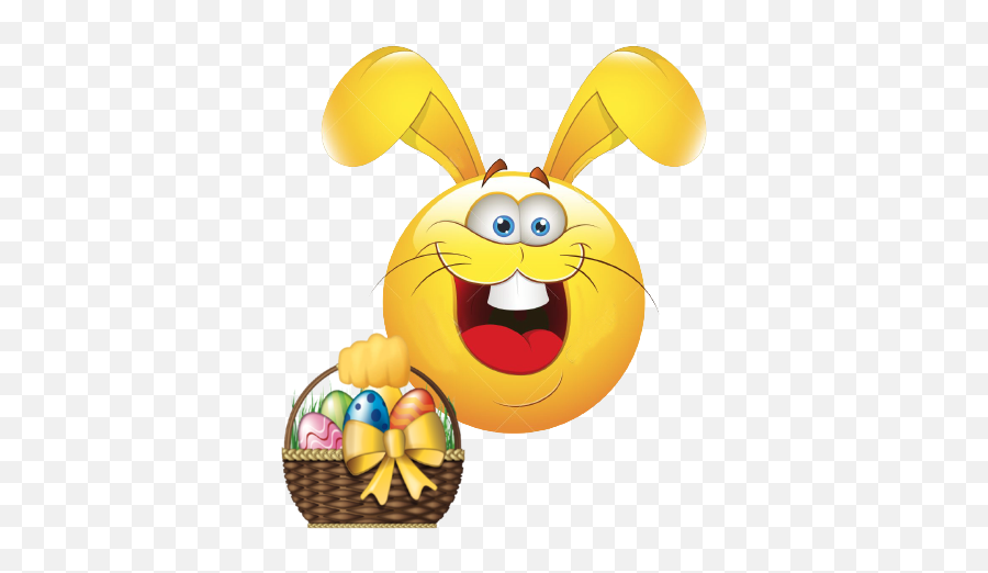 Free Easter Emoji Images In 2021 - Smiley Easter Bunny Emoji,Free Happy Easter Emoticon