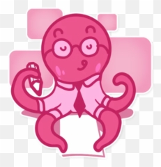 Octopus Emoji Stickers - Dot,Large Emoji Stickers