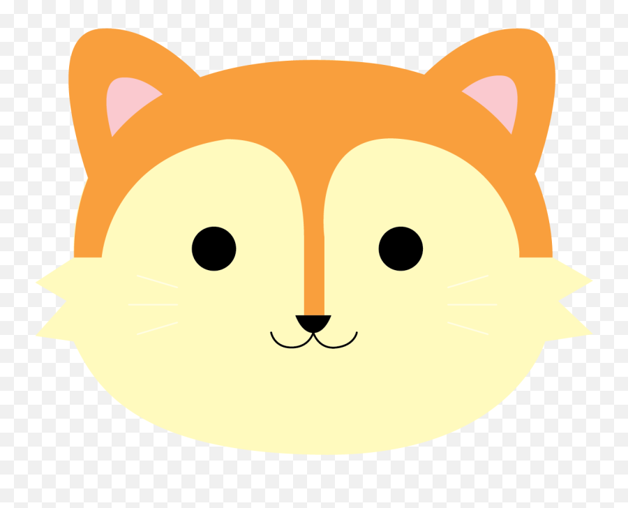 Kawaii Animal Illutration - Happy Emoji,Kawaii Pet Text Emojis