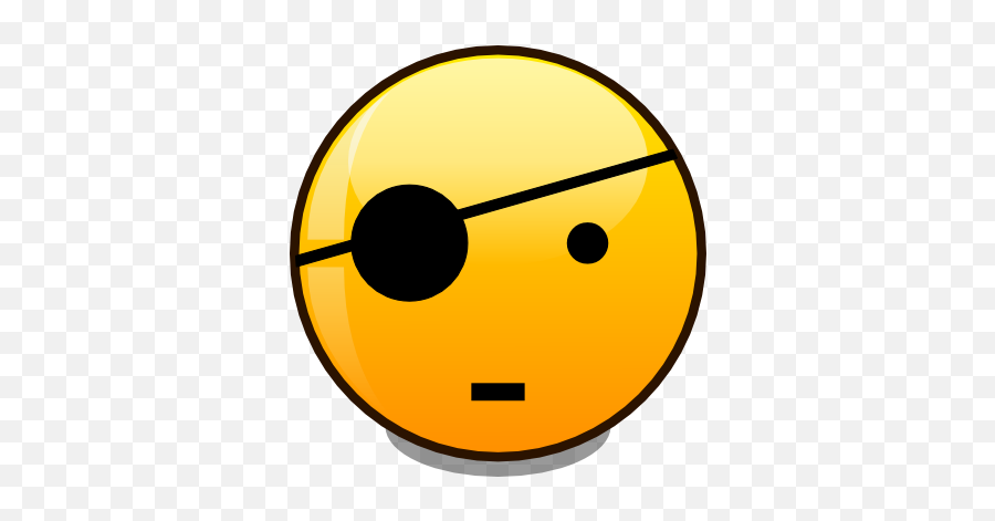 Basic Smiley Pirate By Mondspeer - Pirate Emoticon Dot Emoji,Vector Emoticons Download