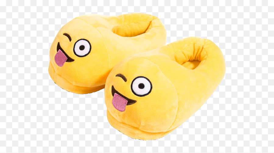 Emoji Slippers Emoticon Unisex Plush - Soft,Dog Emoticon With Knife Transparent
