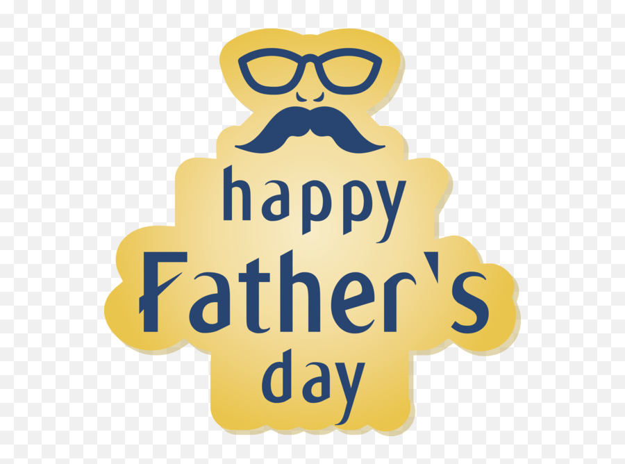 Fathers Day Smiley Logo Yellow For - Happy Emoji,Santa Text Emoticon