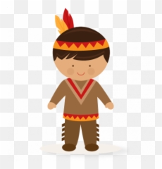 Large Boy Native American Clip Art - Cute Native American Clipart Emoji,American Indian Emoji