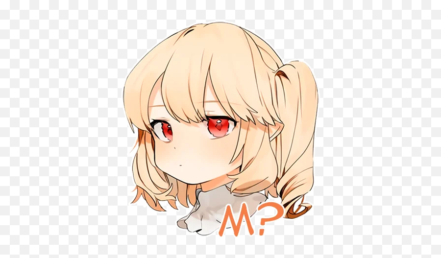Telegram Sticker 3 From Collection Flandre Scarlet - Fictional Character Emoji,Discord Anime Gof Emojis