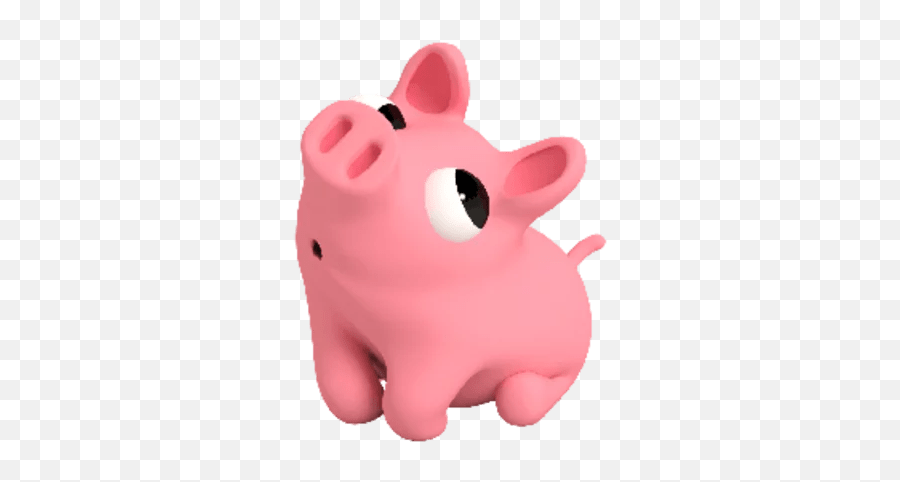 Cute Nabby Tikelku Sticker - Live Wa Stickers Rosa The Pig Png Emoji,Rosa Emoticon Fb