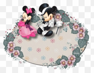 Gifs Y Fondos Pazenlatormenta Mickey Mouse Y Minnie - Buon Anniversario Di Matrimonio Emoji,Contented Flower Girl Emoticon