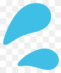 Sweat Droplets Emoji - Water Splash Cartoon Png,Discord Sweat Emoji