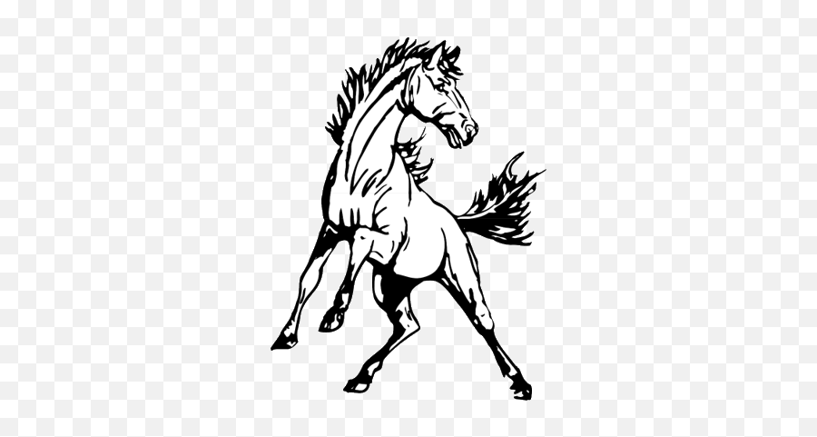 Mustang Horse Coloring Pages Mustang Emoji,Maple Leaf Officer Horse Emoji