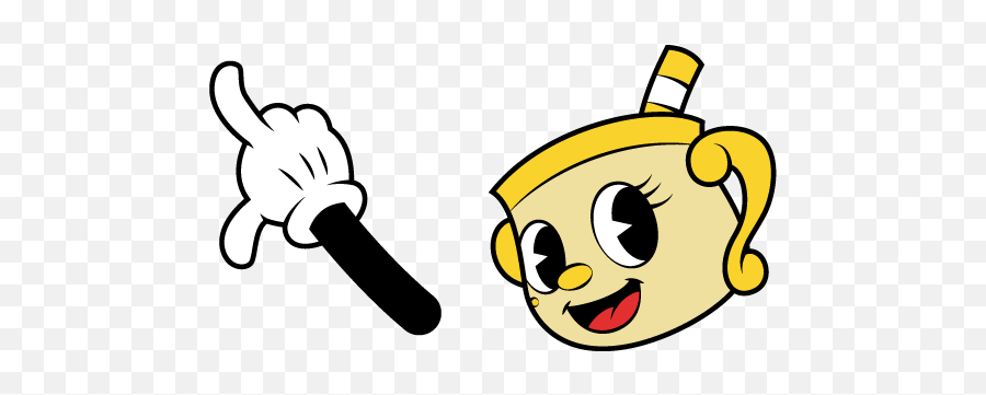 Cuphead Ms Chalice Cursor U2013 Custom Cursor Emoji,Tachanka Turret Emoticon