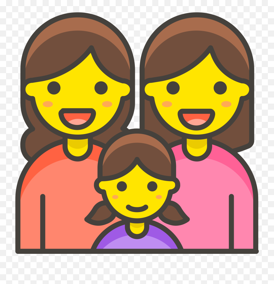 File319 - Familywomanwomangirl1svg Wikimedia Commons Emoji,Help Desk Girl Emoji