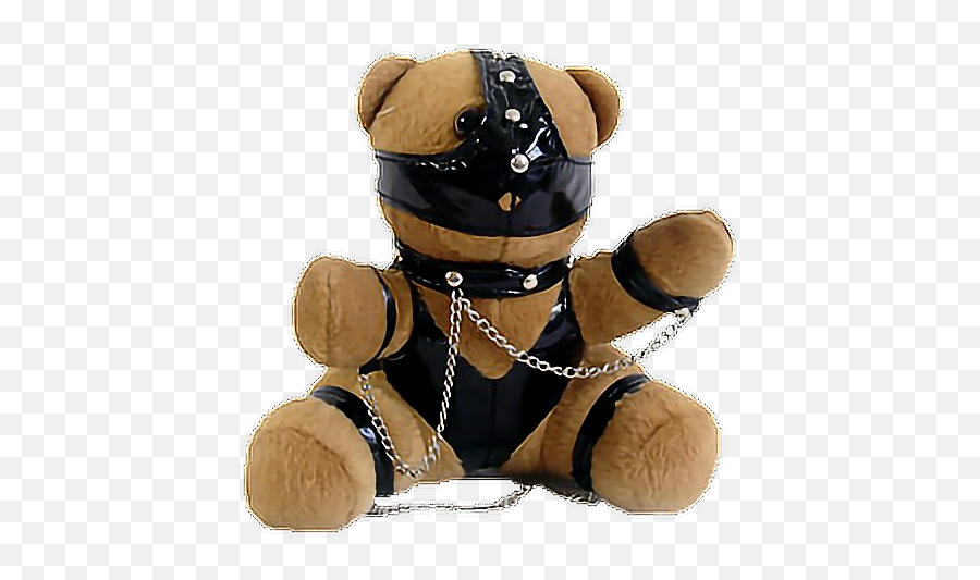 Teddy Teddybear Bdsm Sticker - Kinky Memes Teddy Bear Emoji,Whips And Chains Emoji
