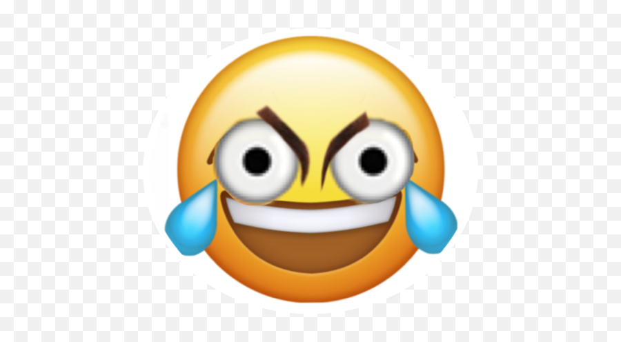 Download Laughing Face Emoji Png Image - Distorted Laughing Emoji Png,Laughing Emoji Meme