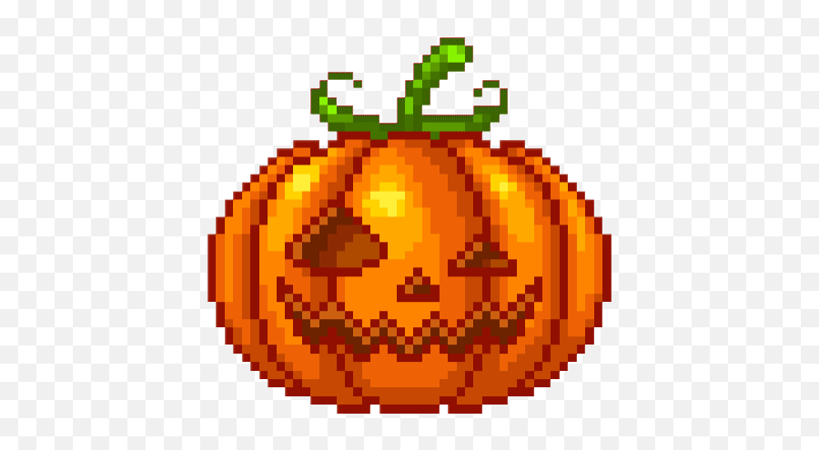Pumpkins Stickers - Pixel Pumpkin Gif Transparent Emoji,Pumpkin Emoji