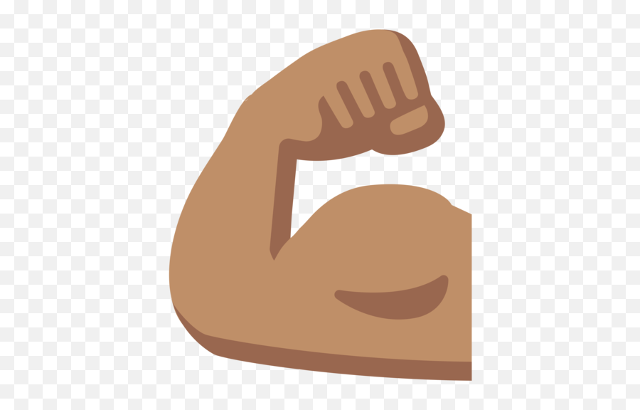 Medium Skin Tone Emoji - Strong Emoji,Strong Arm Emoji