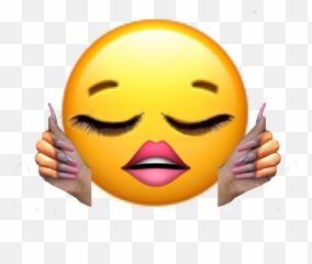 Peridot Ghetto Emoji Nails Lashes - Emoji With Nails And Lashes,Nail Emoji