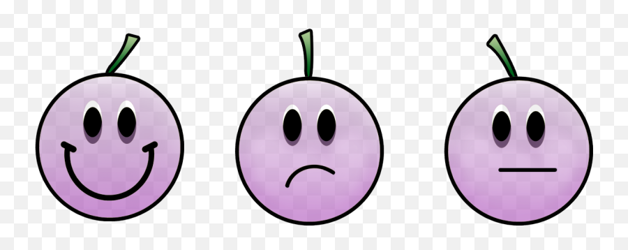Grape Smiley Faces - Happy Emoji,Emojis Faces
