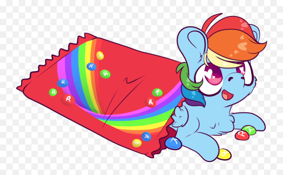 Cutepencilcase Candy Chest - Rainbow Skittles My Little Pony Emoji,Ways To Draw Chibi Emotions