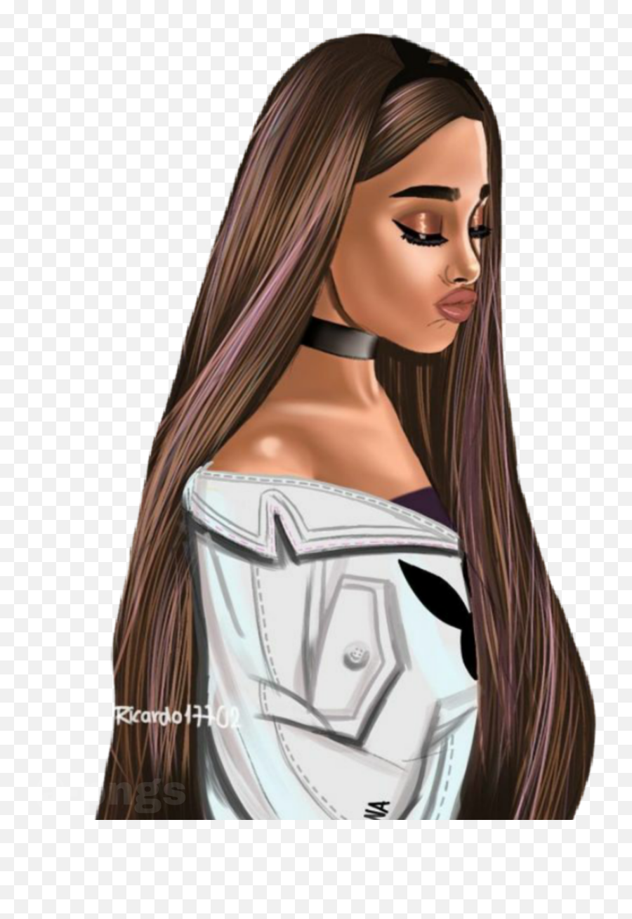 Emoji Emojis Sticker Stickers Sticker By Stickers - Dibujos De Ariana Grande,Pic Of Emoji With Long Hair