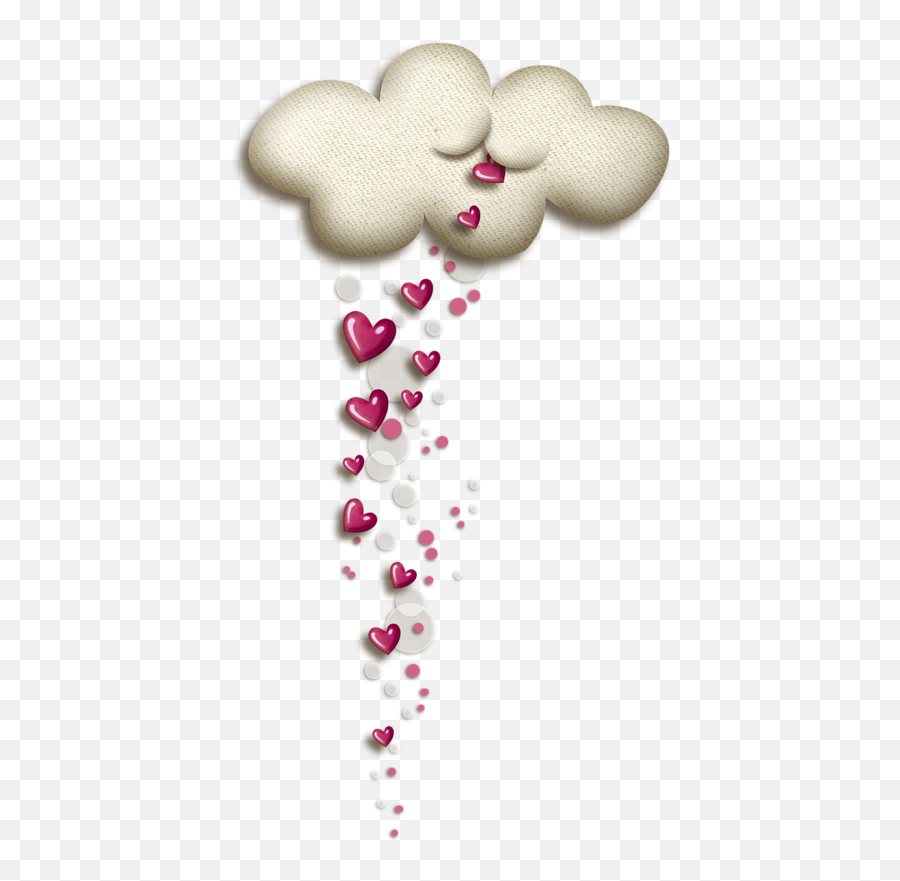 Raining Clipart Heart - Nuage De Bisous Transparent Chuvas De Bençãos Bom Dia Emoji,Imagenes De Emojis Morados