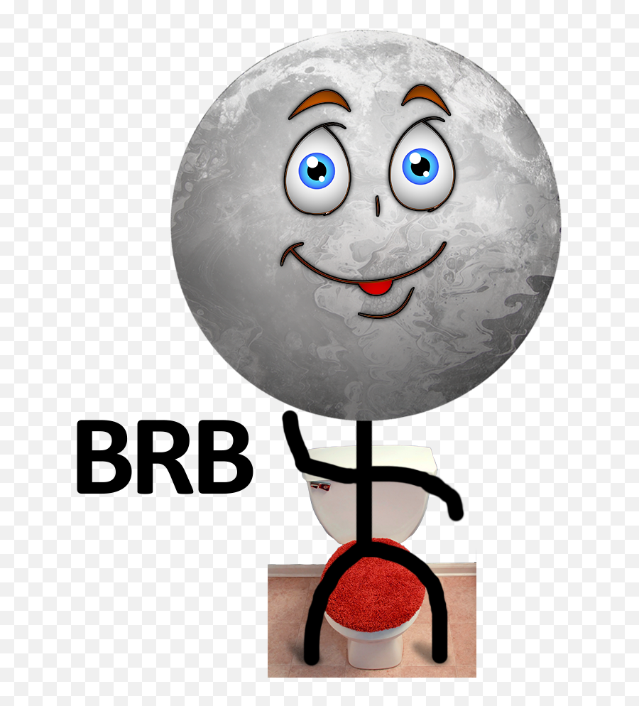 Download Badmoon Be Right Back - Happy Emoji,Moon And Back Emoticon