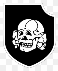 History Ww2 Nazi Germany - Ss Totenkopf Emoji,Wartime Cartoon Reason Emotion