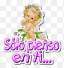 Gifs De Amistad Frases Tiernas De Amor - Solo Pienso En Ti Imagenes Animadas Emoji,Frases De Desamor Con Emojis