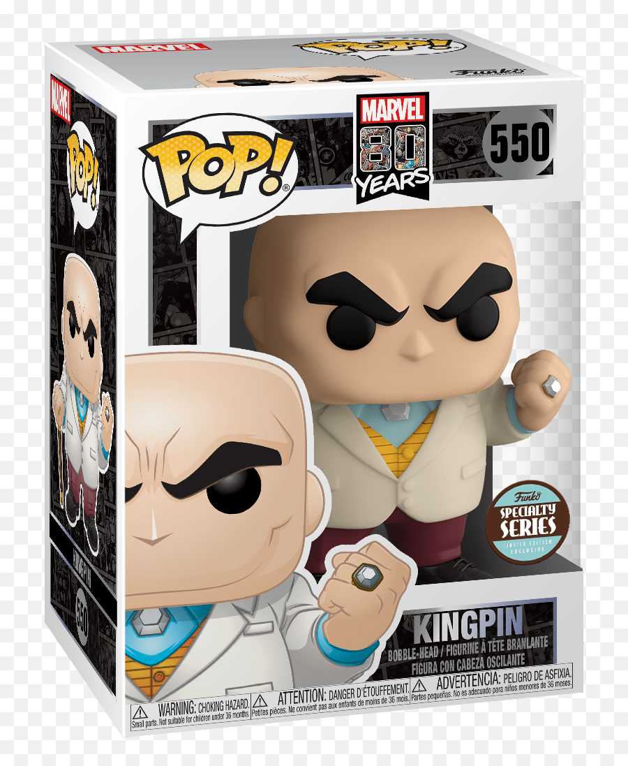 Funko Pop Marvel - Kingpin Pop Emoji,Avengers Emotion Alien