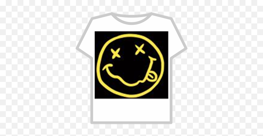 Trends For Nirvana Smiley Face Png Photos - T Shirt Roblox Bendy Emoji,Nirvana Emoji
