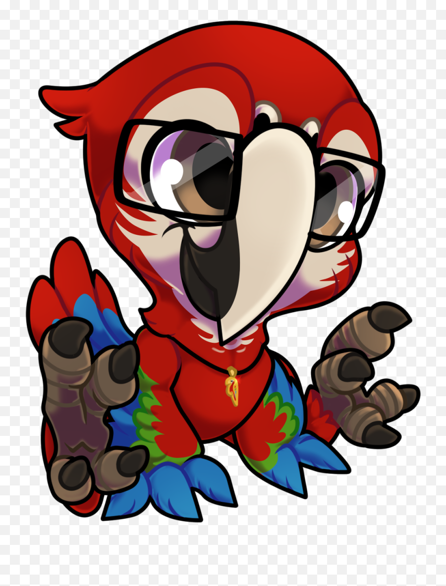 Cute Chibi Joel The Green Winged Macaw - Green Wing Macaw Cartoon Emoji,Fun2draw Emoji
