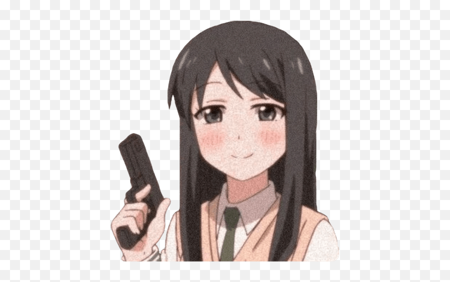 Memes Anime - Transparent Anime Glock Emoji,Anime Meme Emoji