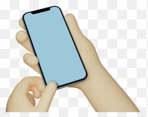 Top 10 Human Hand 3d Illustrations - Hand Holding Phone 3d Png Emoji,Palms Out Thumbs Touching Emoji