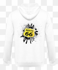 Original Route 66 Menu0027s Hoodie - Long Sleeve Emoji,Kangaroo Emoticon